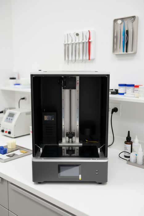 Hi Fun HF-L5 — Stampante 3D LCD 16K per Laboratorio Dentale e Gioielleria | Alta Precisione 20µm Corone e Modelli Dentali