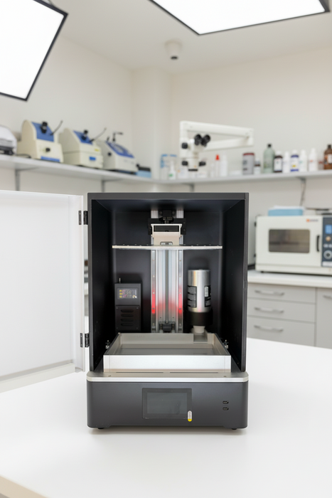 Hi Fun HF-L5 — Stampante 3D LCD 16K per Laboratorio Dentale e Gioielleria | Alta Precisione 20µm Corone e Modelli Dentali
