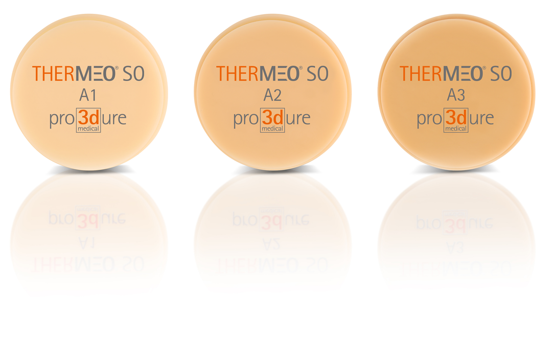 Pro3dure THERMEO® SO Blank — Dischetto Fresabile per Splint Snap-On | A1 / A2 / A3 Diametro 20