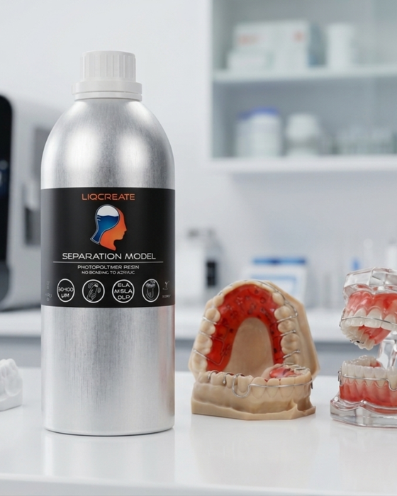 Liqcreate Separation Model 1kg — Resina Dentale con Agente Separante Integrato