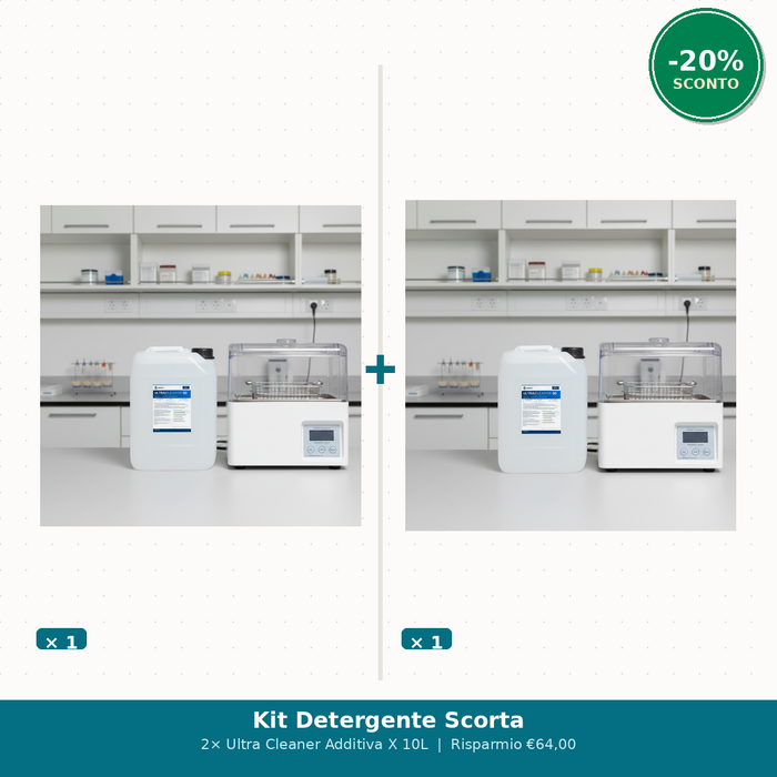 Kit Detergente Scorta — 2× UltraCleaner 3D 10L | -20%