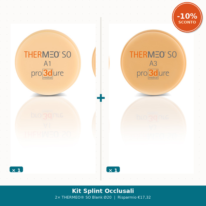 Kit Splint Occlusali — 2× THERMEO® SO Blank | -10%