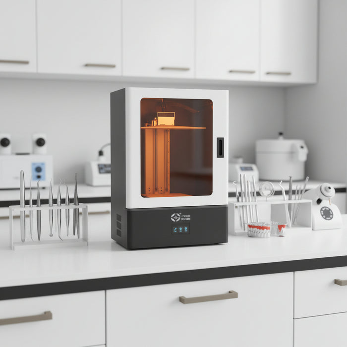 Hi Fun HF-L5 — Stampante 3D LCD 16K per Laboratorio Dentale e Gioielleria | Alta Precisione 20µm Corone e Modelli Dentali